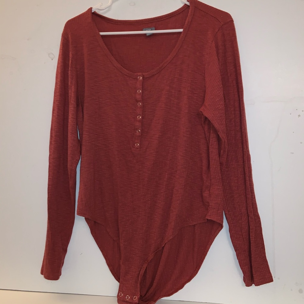 AERIE BUTTON UP BODYSUIT